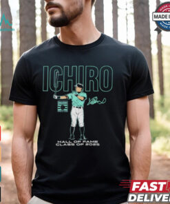 Ichiro Suzuki Hall of Fame Class of 2025 signature shirt