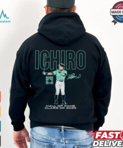 Ichiro Suzuki Hall of Fame Class of 2025 signature shirt