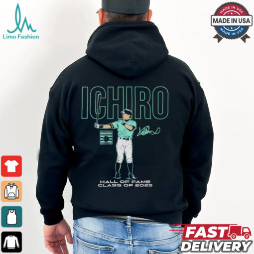 Ichiro Suzuki Hall of Fame Class of 2025 signature shirt