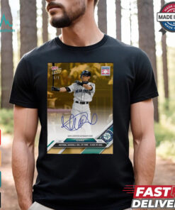 Ichiro Suzuki Topps Certified Autograph Issue National Baseball Hall Of Fame Class Of 2025 Signature Poster t shirt