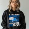 If this flag offends you it is because your team sucks Detroit Lions shirt