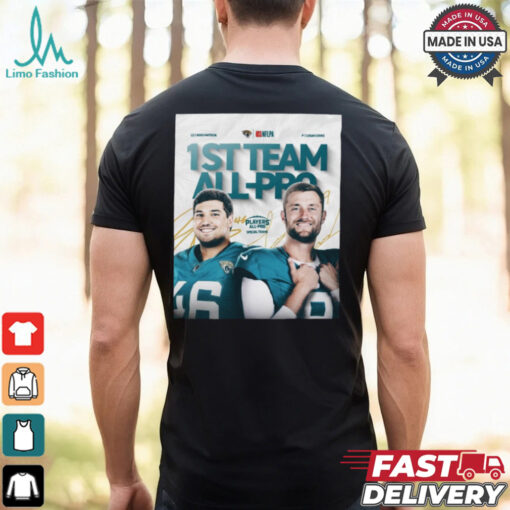Jacksonville Jaguars Ross Matiscik Logan Cooke 1st Team All Pro Players’ All Pro Special Teams Signatures Poster t shirt