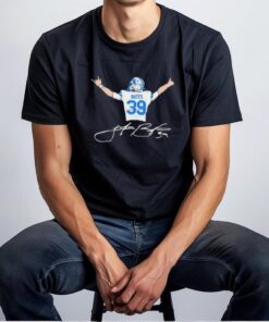 Jake Bates #39 Detroit Lions Football back signature shirt