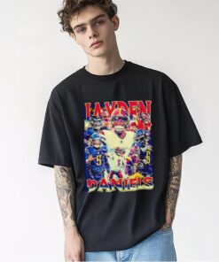 Jayden Daniels player Washington Commanders retro shirt