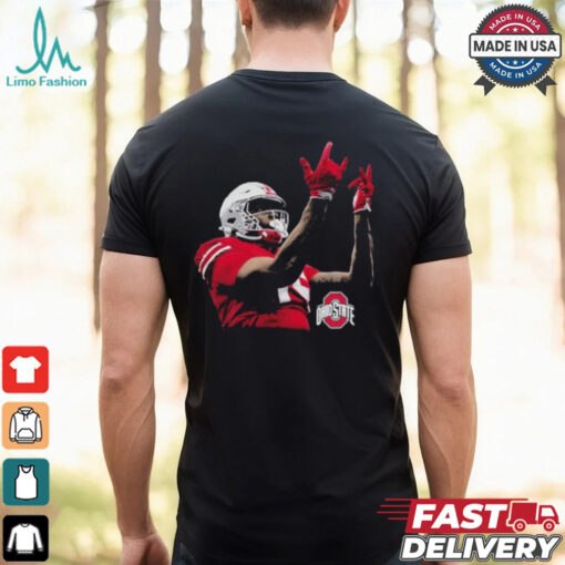 Jelani Thurman Portrait Ohio State Buckeyes Logo T Shirt