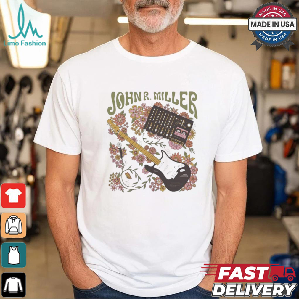 John R. Miller Heat Comes Down Guitar T Shirt John R. Miller Heat Comes Down Guitar T Shirt