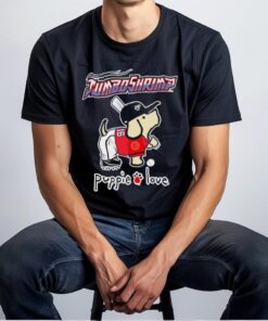 Jumbo Shrimp Puppie Love Baseball shirt