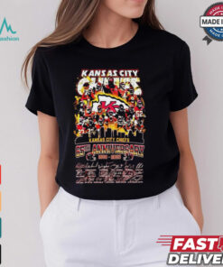 Kansas City Chiefs 65th Anniversary 1960 2025 Signatures T Shirt