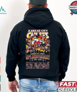 Kansas City Chiefs 65th Anniversary 1960 2025 Signatures T Shirt