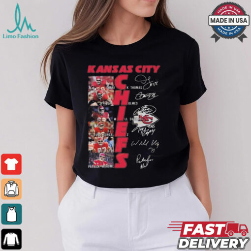 Kansas City Chiefs NFL Players Signatures 2025 Shirt