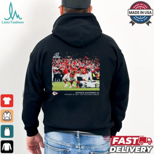 Kansas City Chiefs Patrick Mahomes NFL Flash Features AFC Divisional Round NFL Playoffs T Shirt