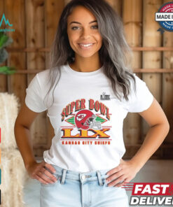 Kansas City Chiefs Win Buffalo Bills 2024 Super Bowl LIX Our Pastime Helmet Vintage t shirt
