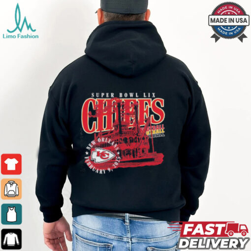 Kansas City Chiefs vs Philadelphia Eagles 2024 Super Bowl LIX New Orleans Football Steamboat t shirt