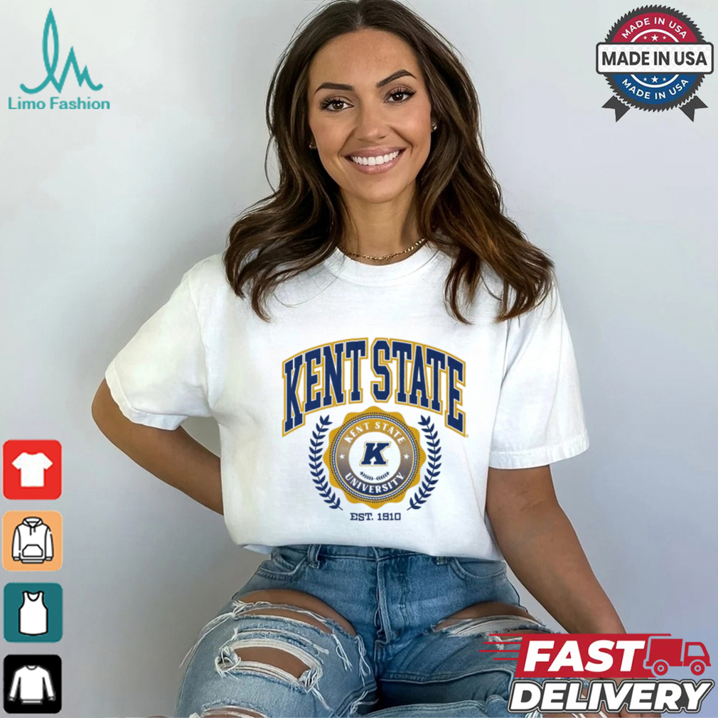 Kent State Golden Flashes Team Crest T Shirt Kent State Golden Flashes Team Crest T Shirt