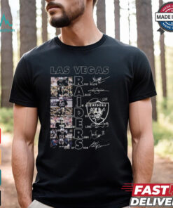 Las Vegas Raiders NFL Players Signatures 2025 Shirt