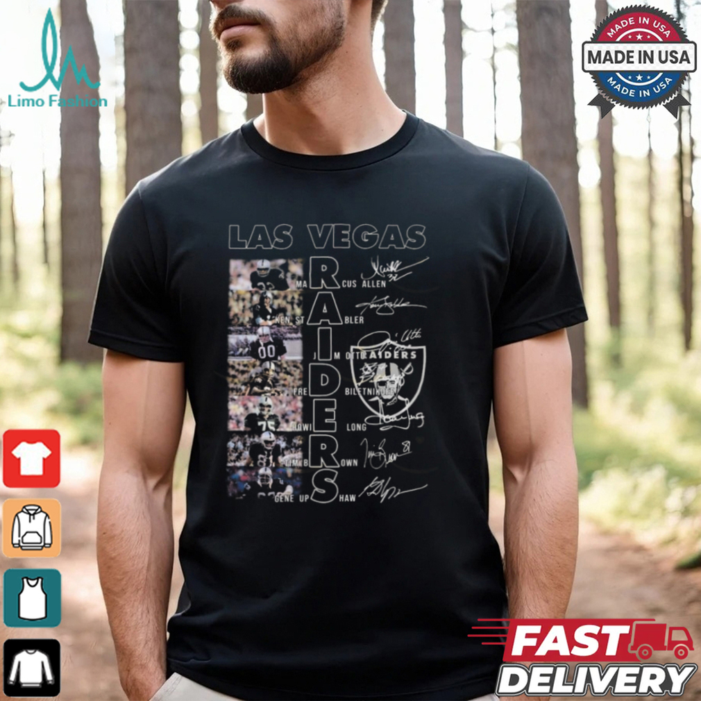 Las Vegas Raiders NFL Players Signatures 2025 Shirt Las Vegas Raiders NFL Players Signatures 2025 Shirt