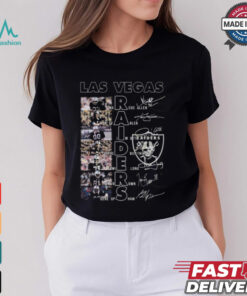 Las Vegas Raiders NFL Players Signatures 2025 Shirt