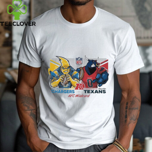 Los Angeles Chargers Vs Houston Texans Football AFC Wild Card Matchups NFL Playoffs Mascot Shirt