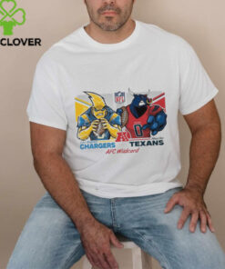 Los Angeles Chargers Vs Houston Texans Football AFC Wild Card Matchups NFL Playoffs Mascot Shirt
