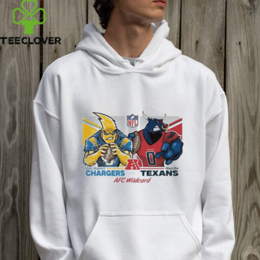 Los Angeles Chargers Vs Houston Texans Football AFC Wild Card Matchups NFL Playoffs Mascot Shirt