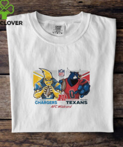 Los Angeles Chargers Vs Houston Texans Football AFC Wild Card Matchups NFL Playoffs Mascot Shirt