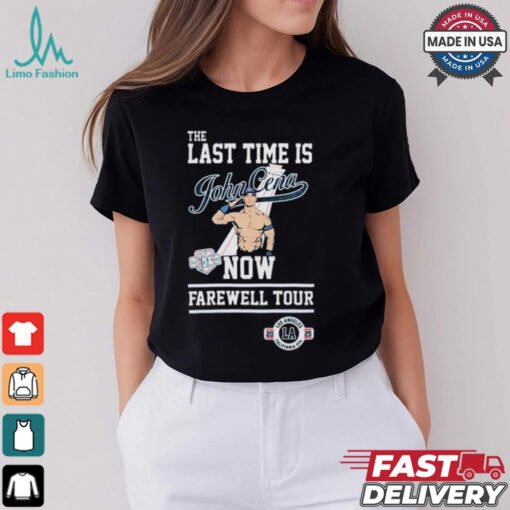 Los Angeles Dodgers The Last Time Is John Cena Now Farewell Los Angeles California USA Tour 2025 T Shirt