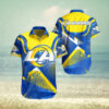 Los Angeles Rams Energetic Splash Hawaiian Shirt