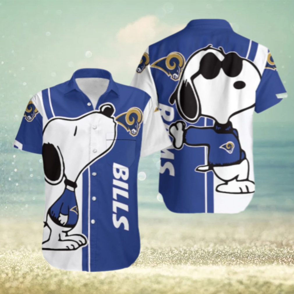 Los Angeles Rams Snoopy Lover Hawaiian Shirt Los Angeles Rams Snoopy Lover Hawaiian Shirt