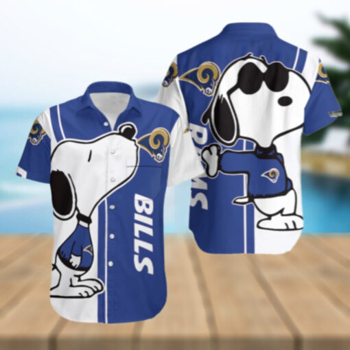 Los Angeles Rams Snoopy Lover Hawaiian Shirt