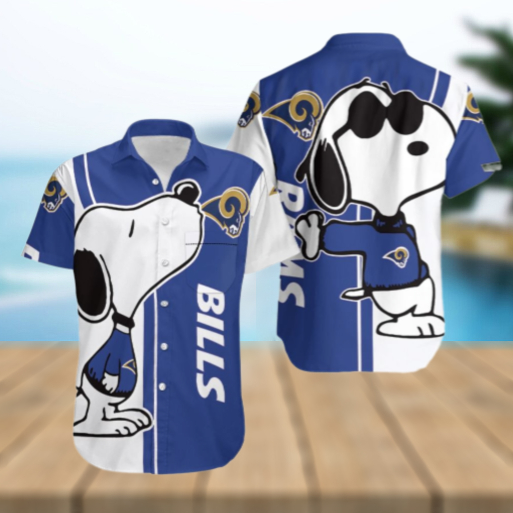 Los Angeles Rams Snoopy Lover Hawaiian Shirt Los Angeles Rams Snoopy Lover Hawaiian Shirt