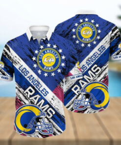 Los Angeles Rams Starry Stripes Hawaiian Shirt