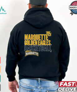 Marquette Basketball Text Logo Overlay Shirt