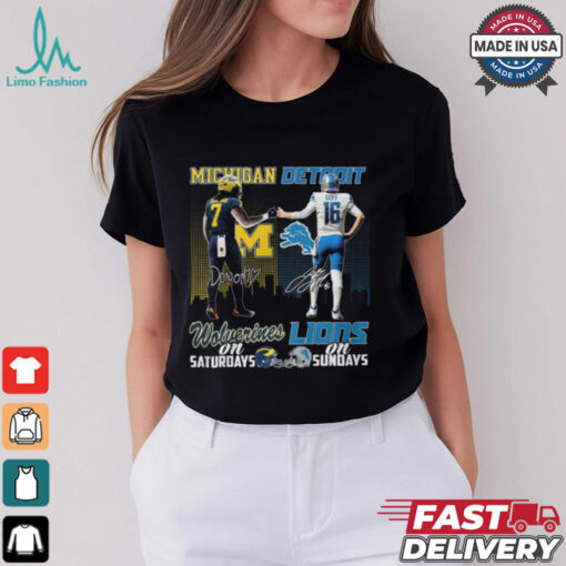 Michigan Detroit On Saturdays Shirt