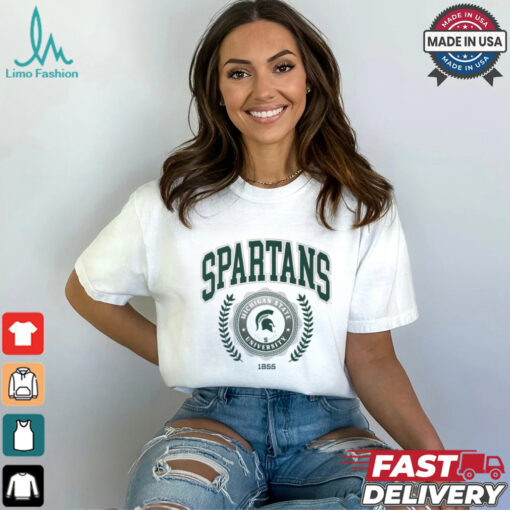 Michigan State Spartans Team Crest T Shirt