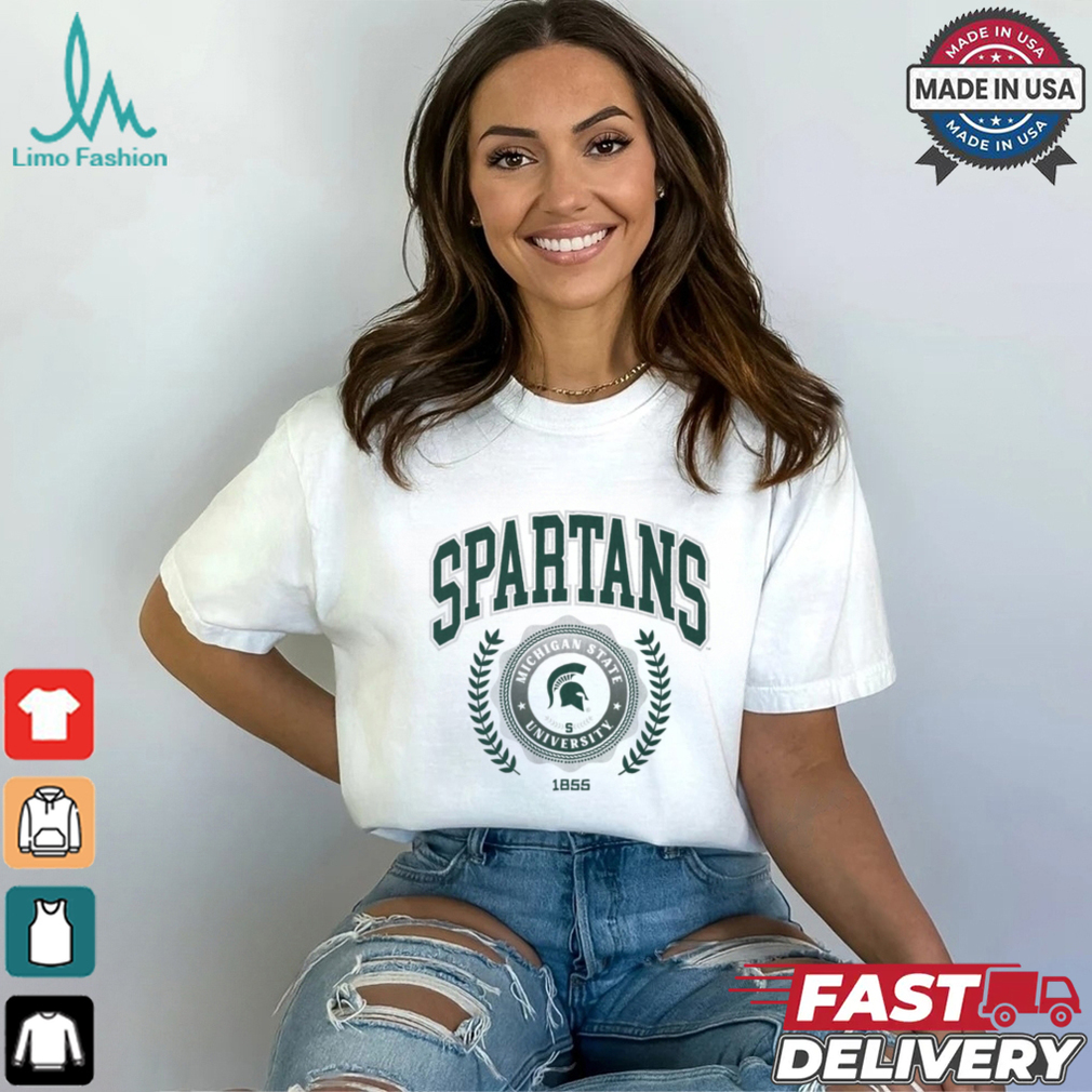 Michigan State Spartans Team Crest T Shirt Michigan State Spartans Team Crest T Shirt
