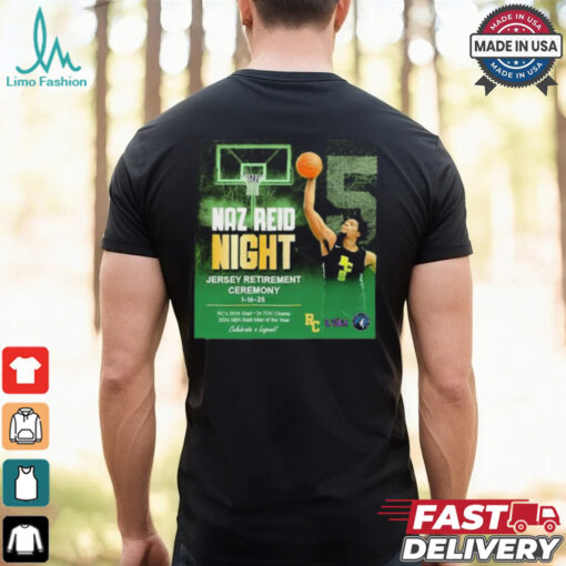 Mike Conley Jr. Naz Reid Night Jersey Retirement Ceremony 1 16 25 T shirt