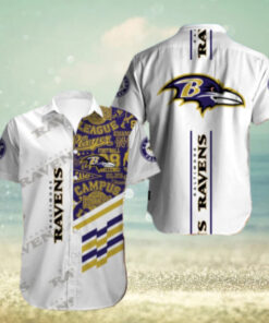 NFL Baltimore Ravens Aloha Hawaiian Shirt