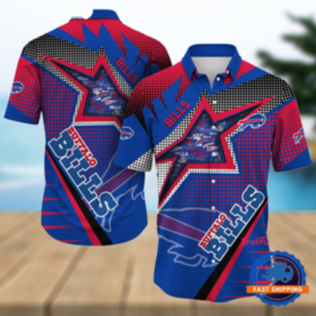 NFL Buffalo Bills Special Football Team Star Hawaiian Shirts NFL Buffalo Bills Special Football Team Star Hawaiian Shirts
