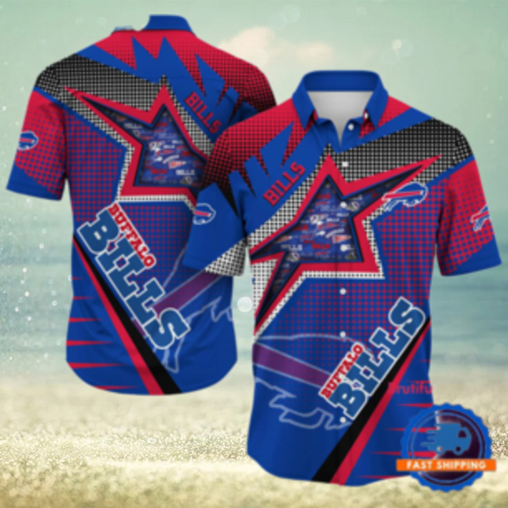 NFL Buffalo Bills Special Football Team Star Hawaiian Shirts NFL Buffalo Bills Special Football Team Star Hawaiian Shirts