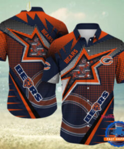 NFL Chicago Bears Special Football Team Star Hawaiian Shirts