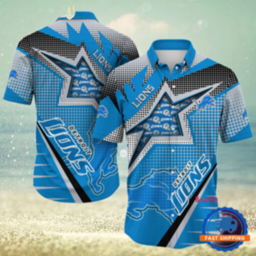NFL Detroit Lions Special Football Team Star Hawaiian Shirts
