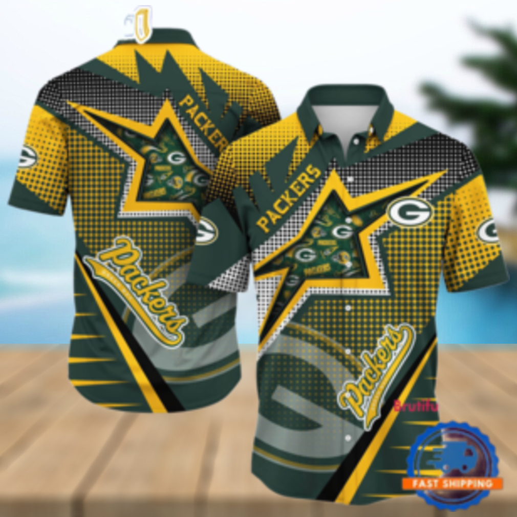NFL Green Bay Packers Special Football Team Star Hawaiian Shirts NFL Green Bay Packers Special Football Team Star Hawaiian Shirts