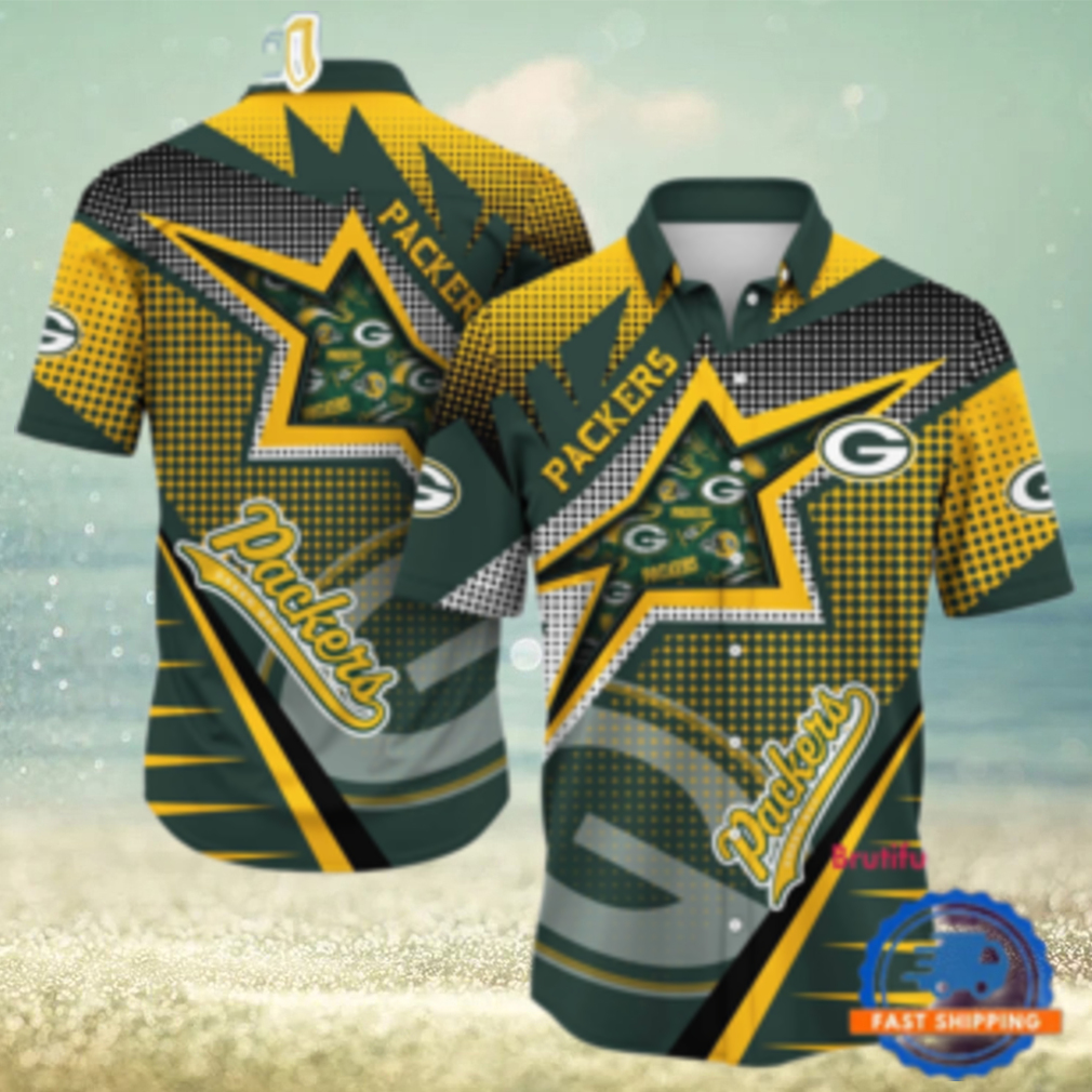 NFL Green Bay Packers Special Football Team Star Hawaiian Shirts NFL Green Bay Packers Special Football Team Star Hawaiian Shirts