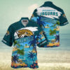 NFL Jacksonville Jaguars Palm Tree Hot Summer Hawaiian Shirt Gifts Sport Fans