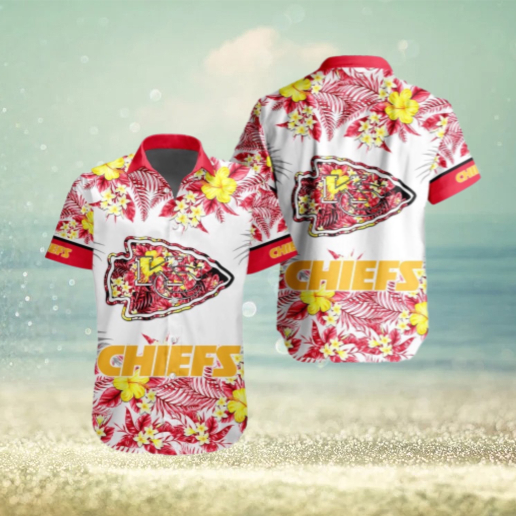 NFL Kansas City Chiefs Special Floral Tropical Hawaiian Shirt NFL Kansas City Chiefs Special Floral Tropical Hawaiian Shirt