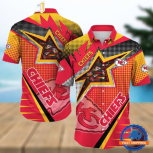 NFL Kansas City Chiefs Special Football Team Star Hawaiian Shirts