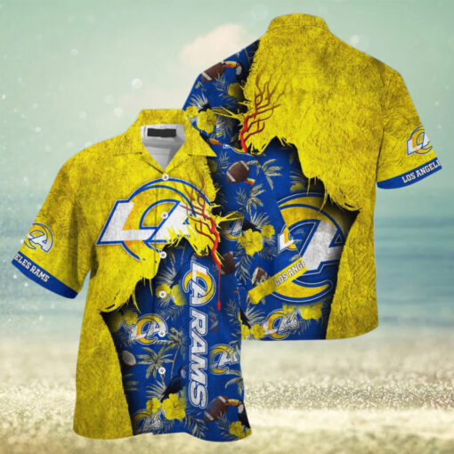 NFL Los Angeles Rams Football Team Summer God Hawaii Shirt