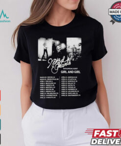 Naked Giants Girl And Girl 2025 Tour With Special Guest T shirt