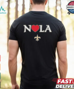 New Orleans Saints Nola Logo T shirt