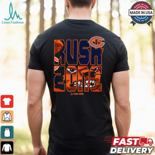 Nfl Rush Zone Cartoon Chicago Bears Football Logo Shirt
